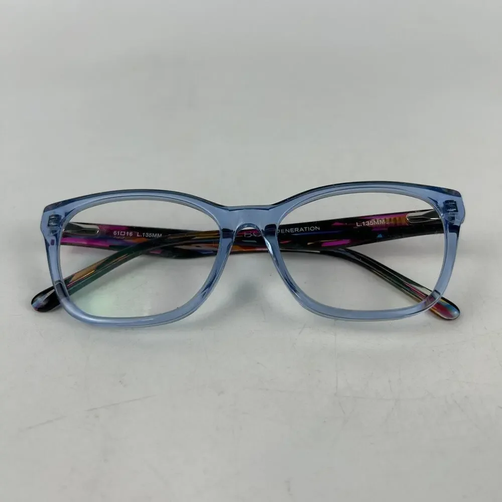 BCBGeneration‎ CV 0014 Eyeglasses Frames Womens Chambray Blue Full 51-16-135
